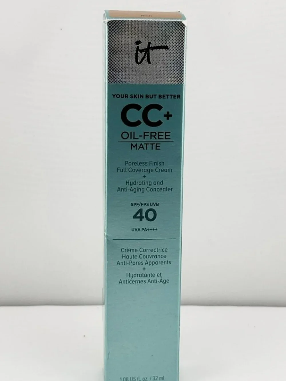 NEW IT COSMETICS CC+ OIL FREE MATTE FULL COVERAGE CREAM - COLOR: RICH